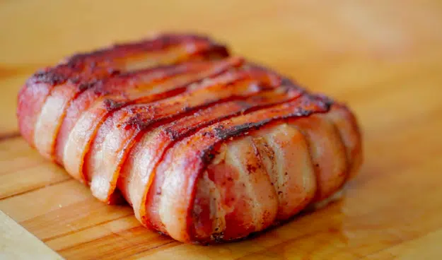 Bacon Wrapped Grilled Cheese 1