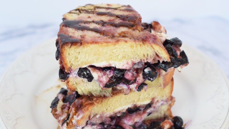 Blueberry Grilled Cheese 2