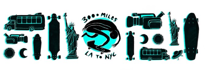 LA To NY Logo