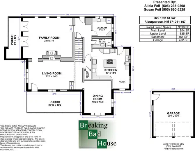 Breaking Bad House Blueprint
