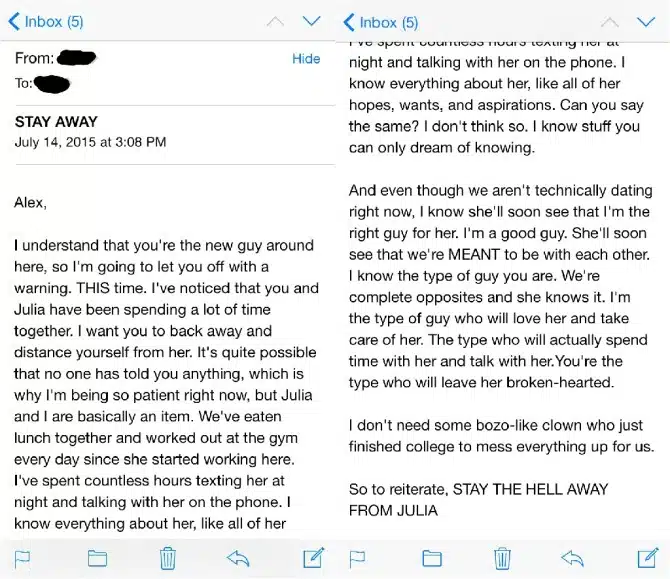 Creepy Email