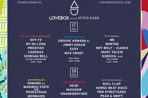 Lovebox Festival - Line Up 2015