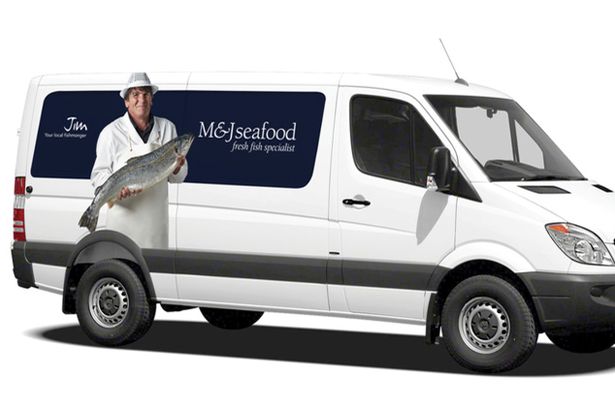 M & J Seafood Van