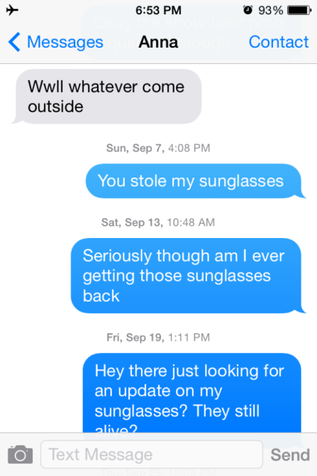 Sunglasses Texts 1