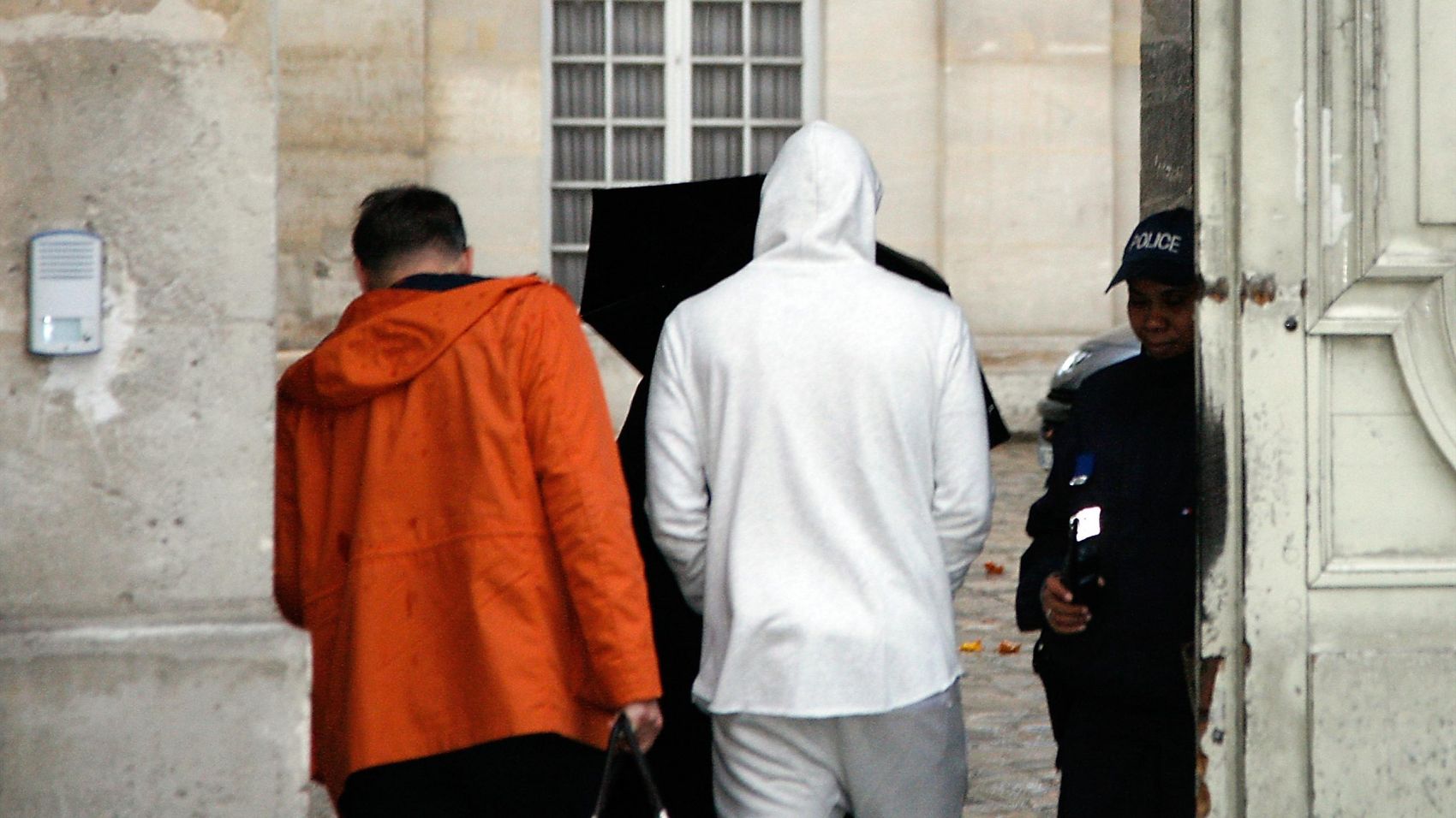 Benzema Leaving Courthouse