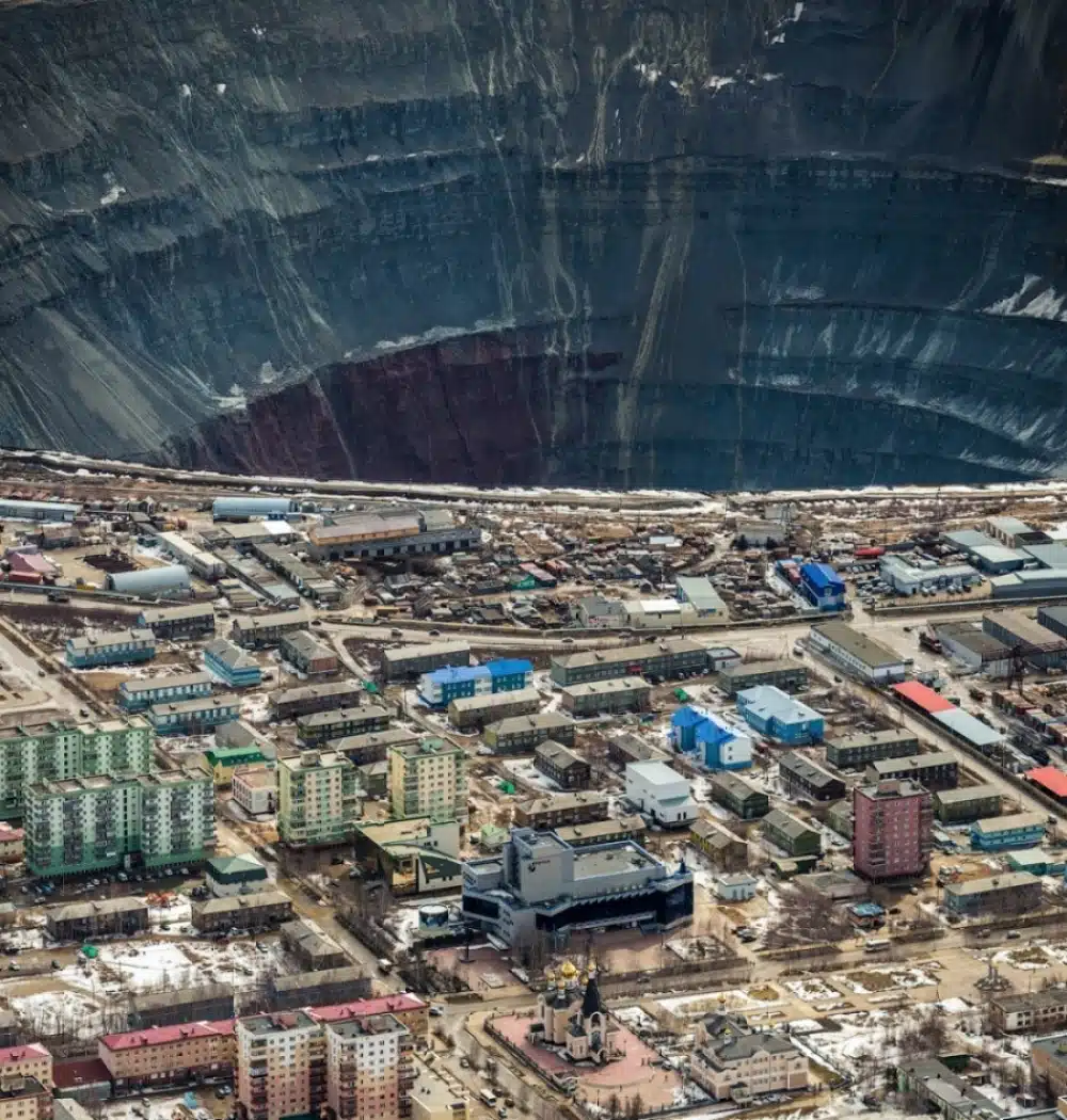 Without Photoshop - Diamond Mine Mirny, Yakutia