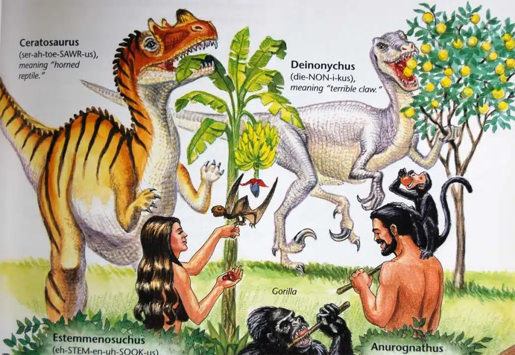 Bible And Dinosaur