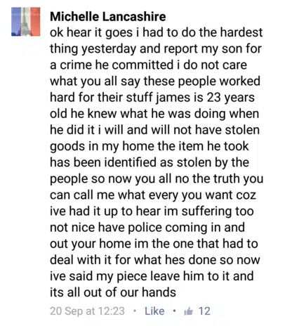 Michelle Facebook 2