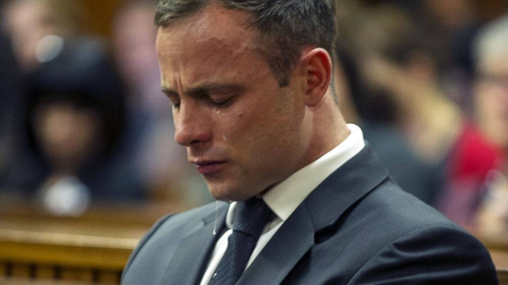 Oscar Pistorius Crying