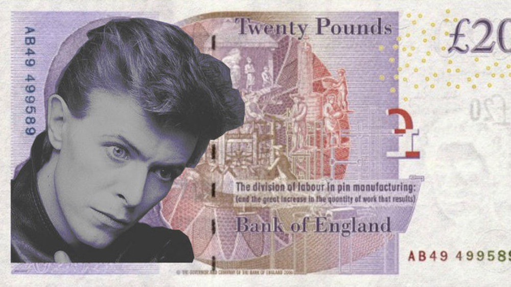 David Bowie £20 Note