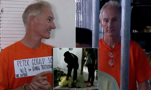 Peter Scully - Pedophile Similing and Capture