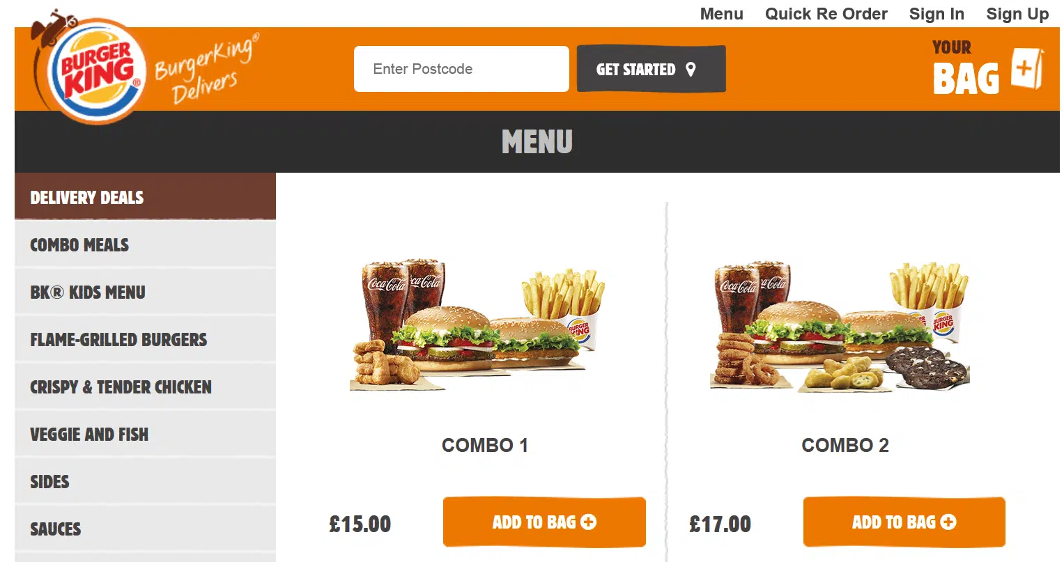 Burger King Delivery