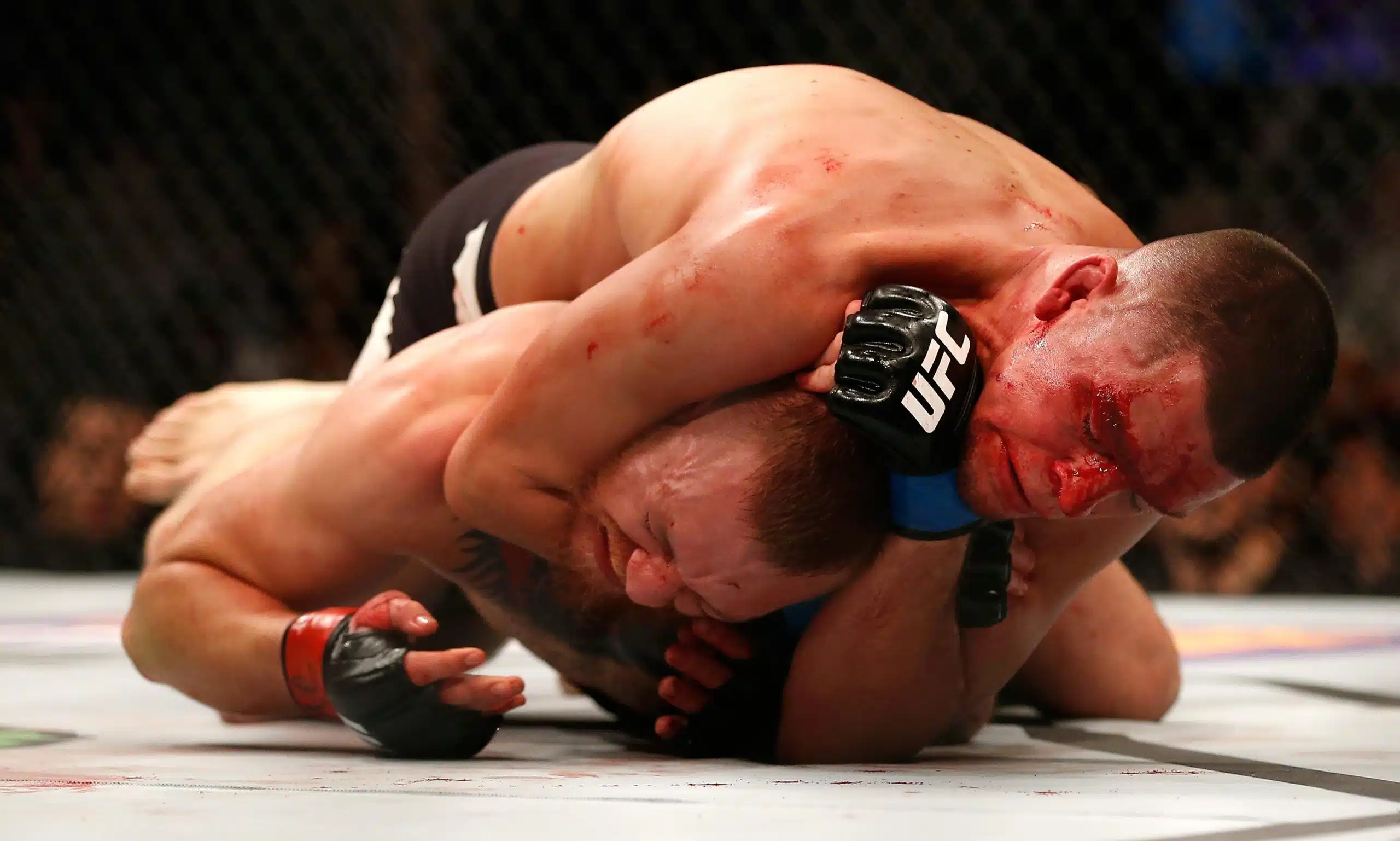 Conor McGregor Nate Diaz Choke