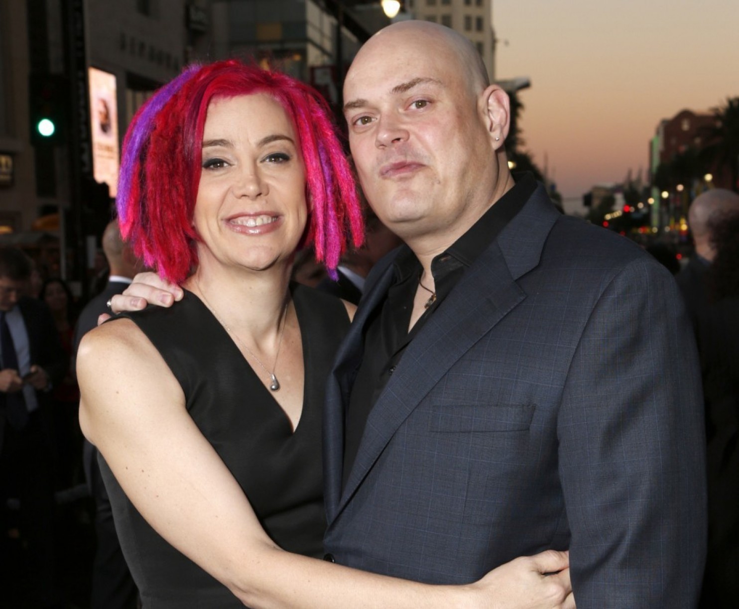 Lana Wachowski with Lilly before