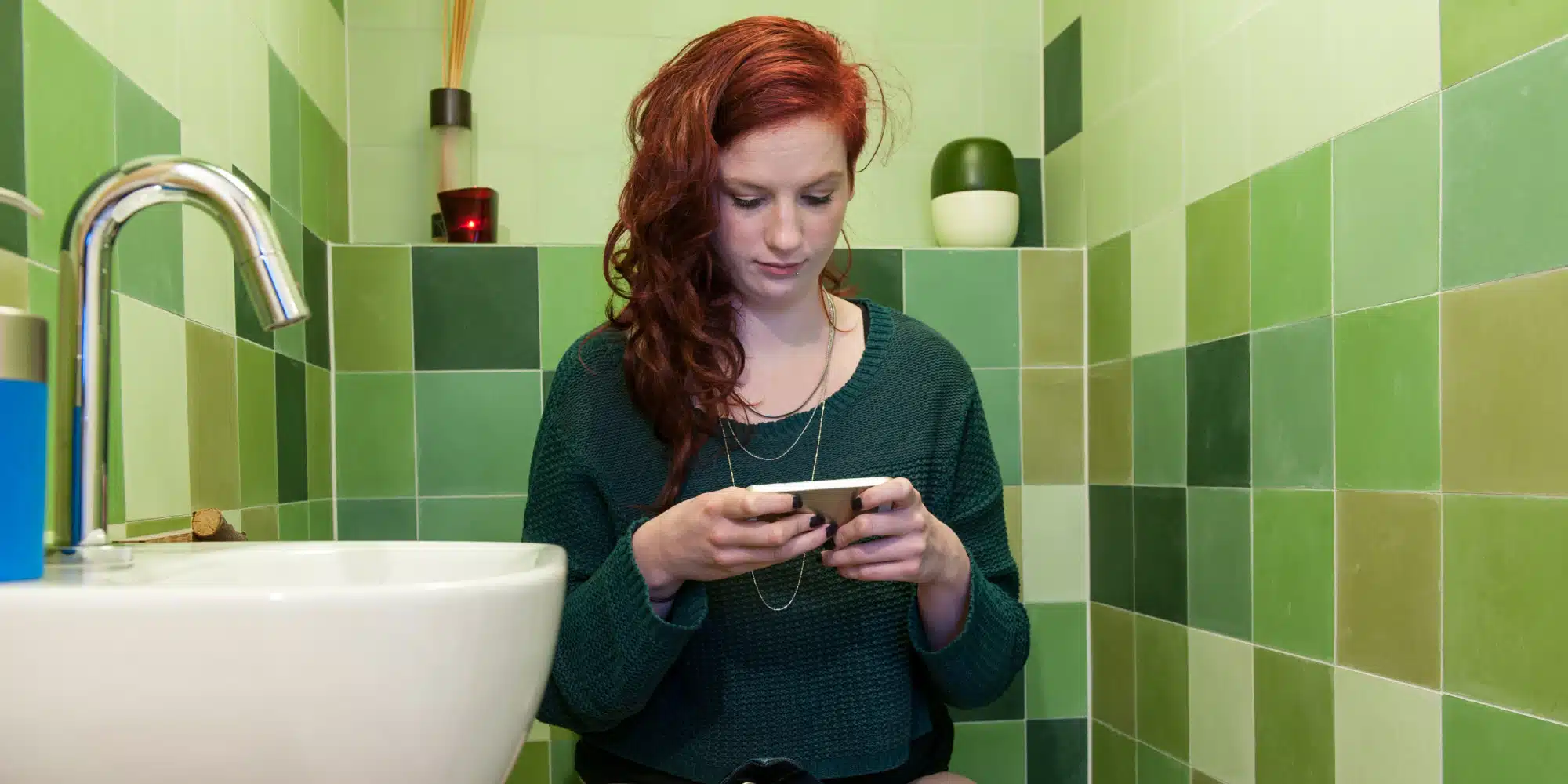 Phone On The Toilet