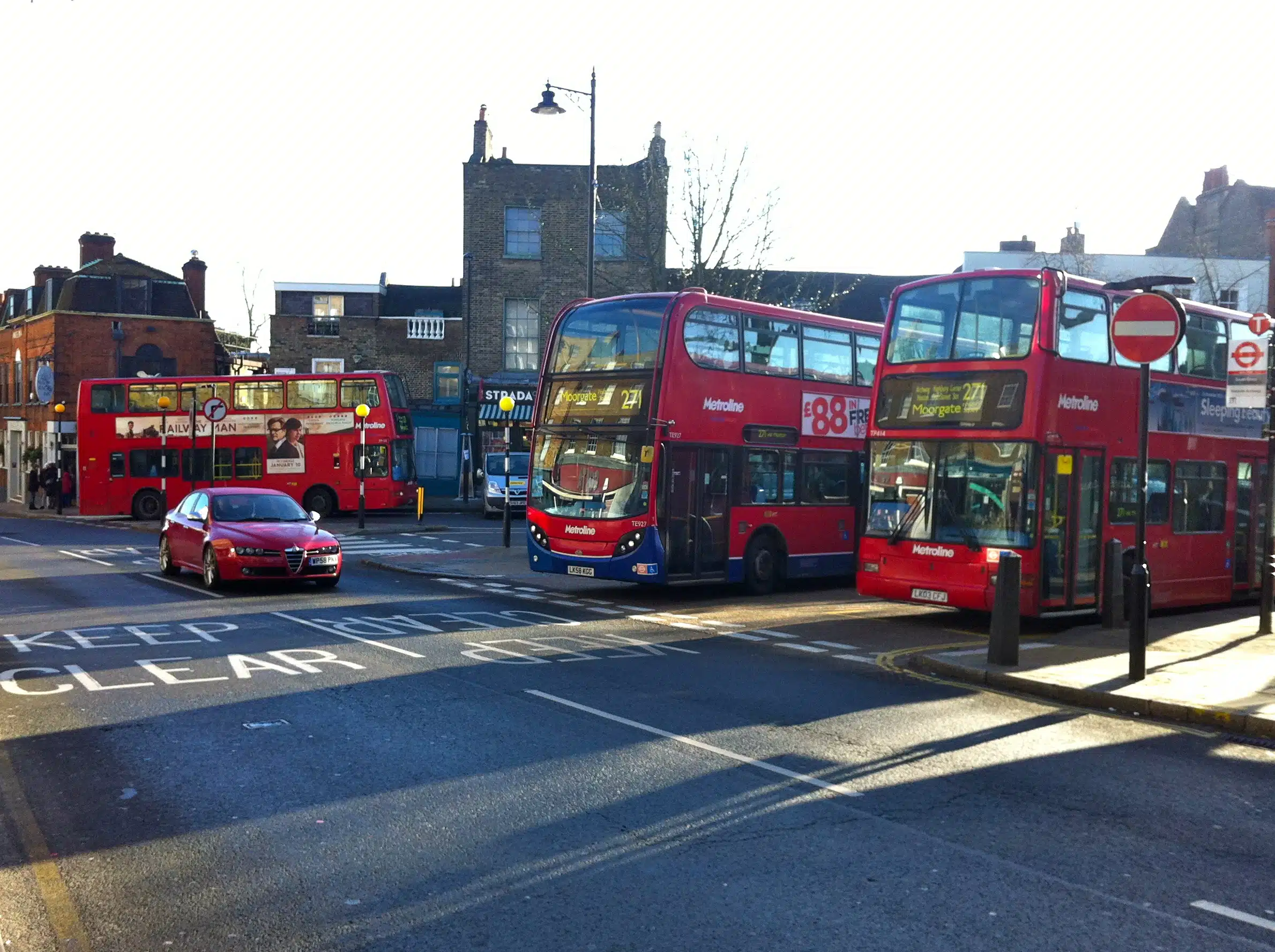 Highgate London bus