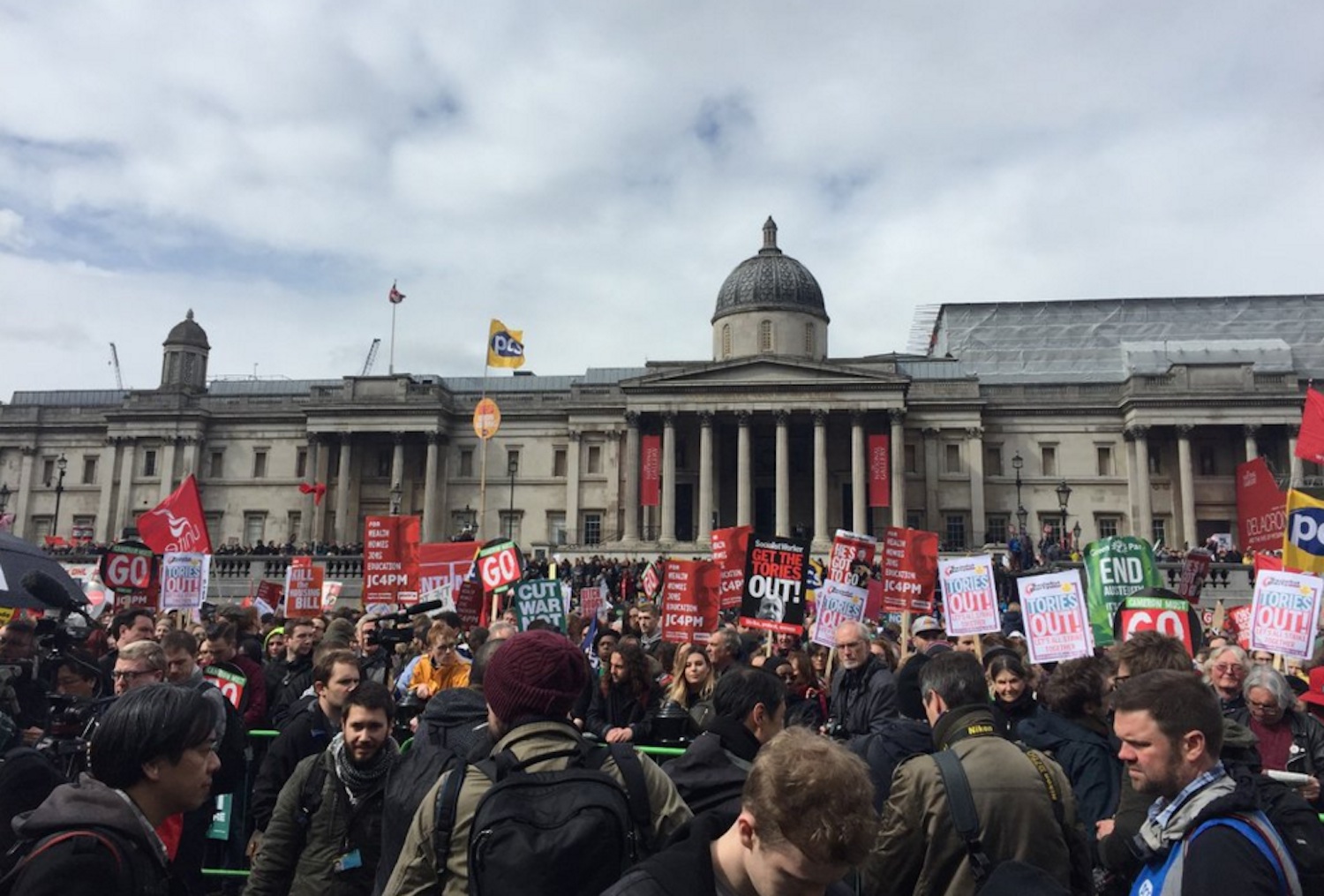 Protestors London