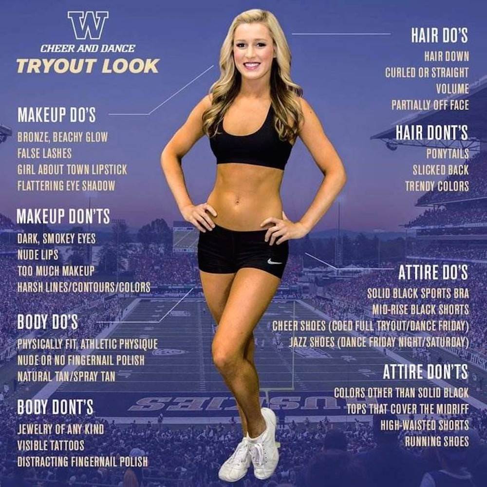cheerleader tryout poster
