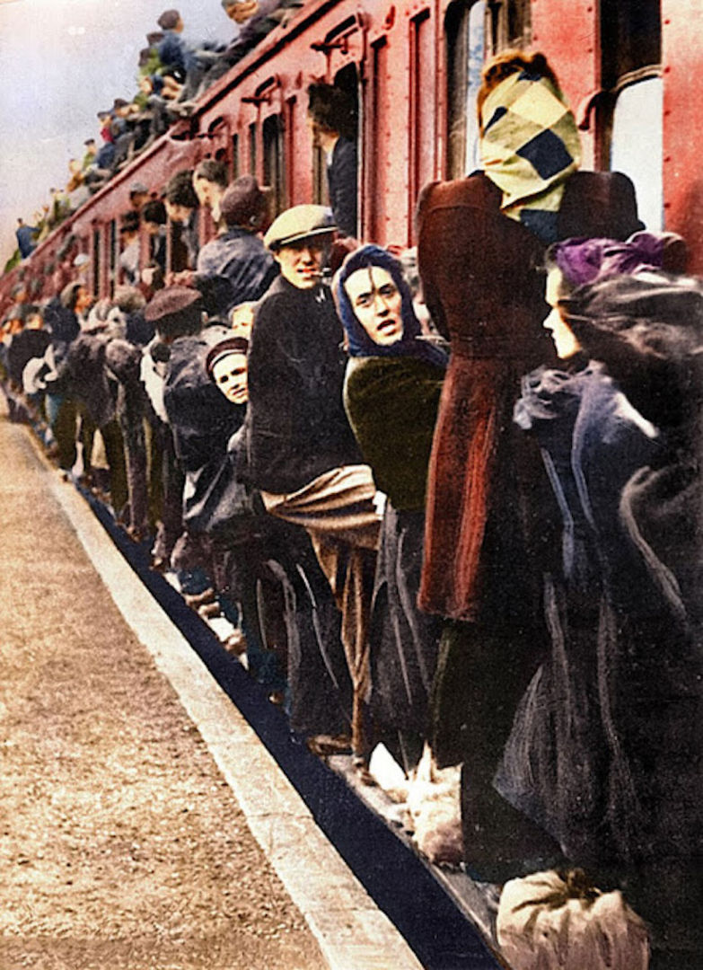 These Colourised Photos Of World War II Refugees Have Never Been More Important