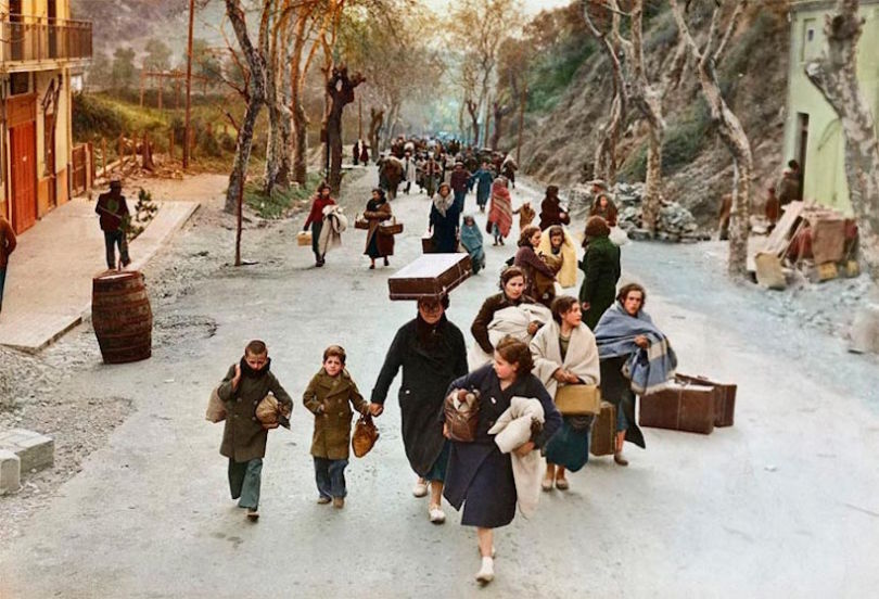 These Colourised Photos Of World War II Refugees Have Never Been More Important