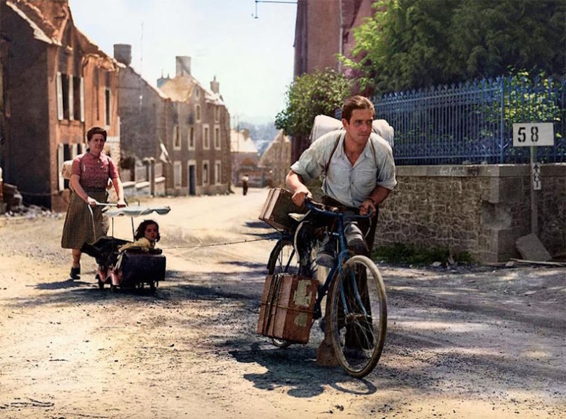 These Colourised Photos Of World War II Refugees Have Never Been More Important