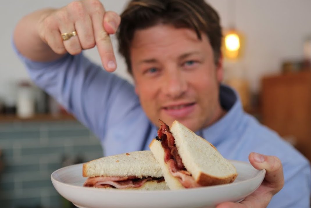 Jamie Oliver bacon sandwich