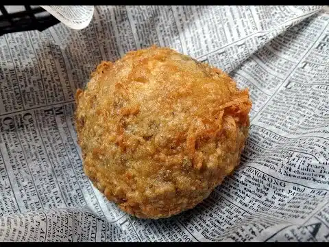 Deep fried haggis