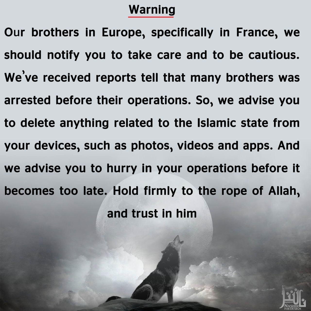 ISIS Warning