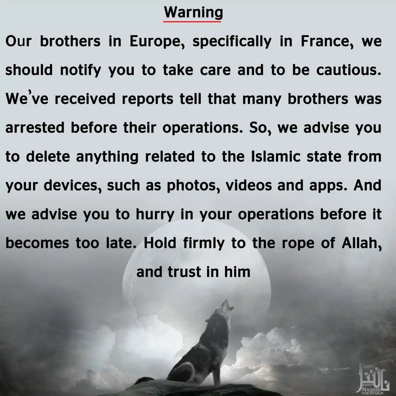 ISIS Warning