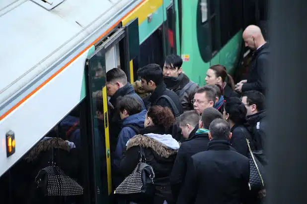 Southern Rail Fail Strike - Rammed