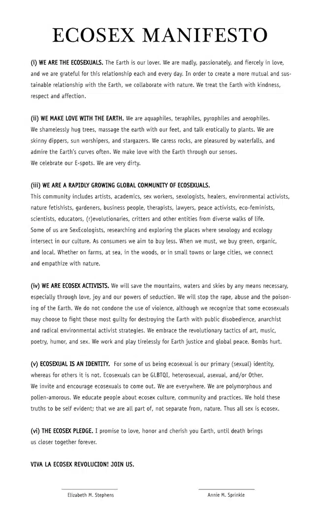 ecosex-manifesto