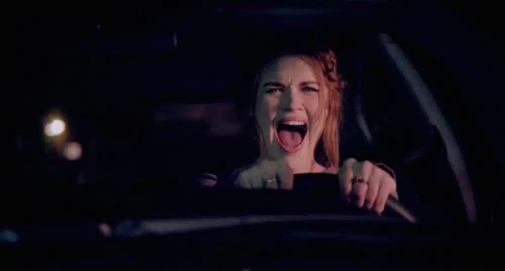 Woman In Car Screaming