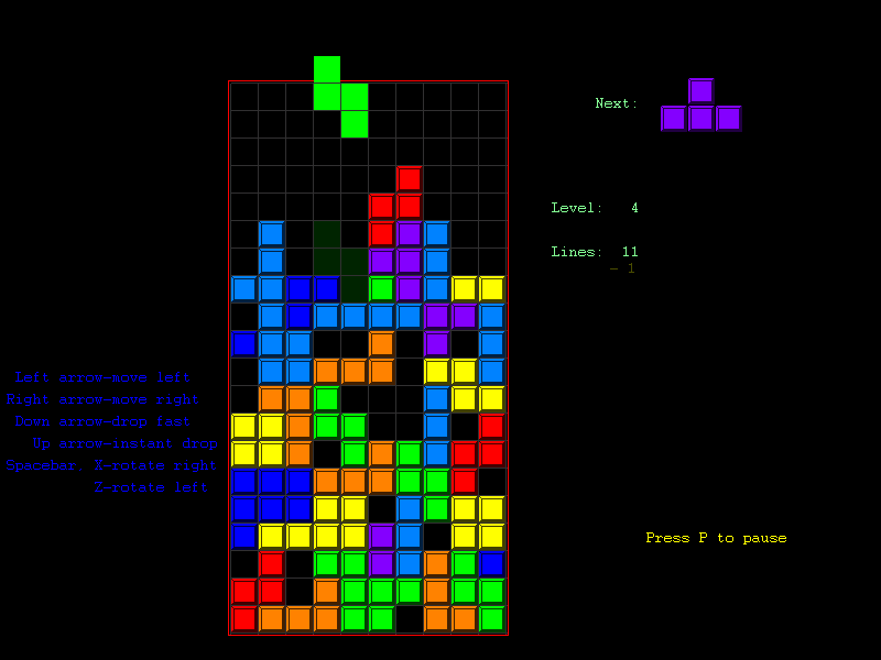 Scientific Tetris
