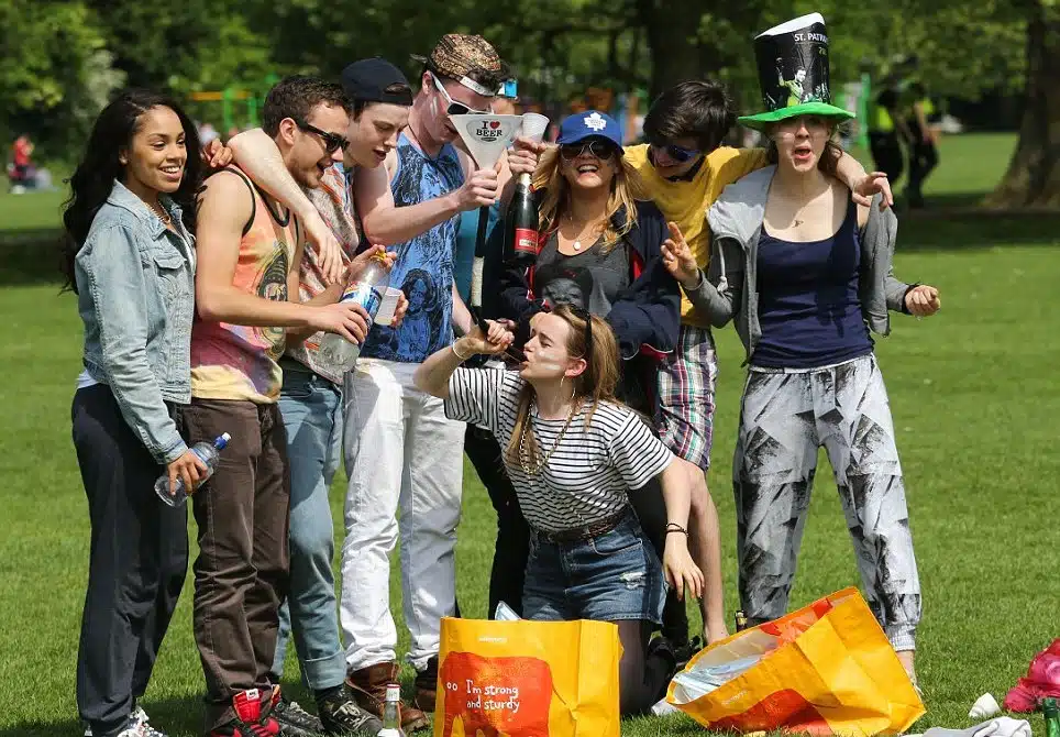 Students booze