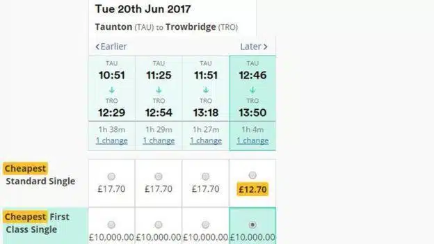 Train ticket