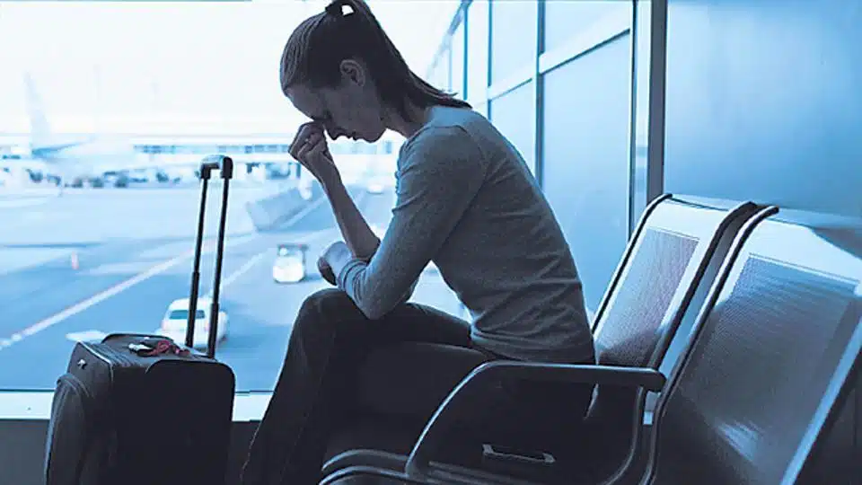 Upset Girl AIrport