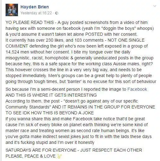 Hayden post