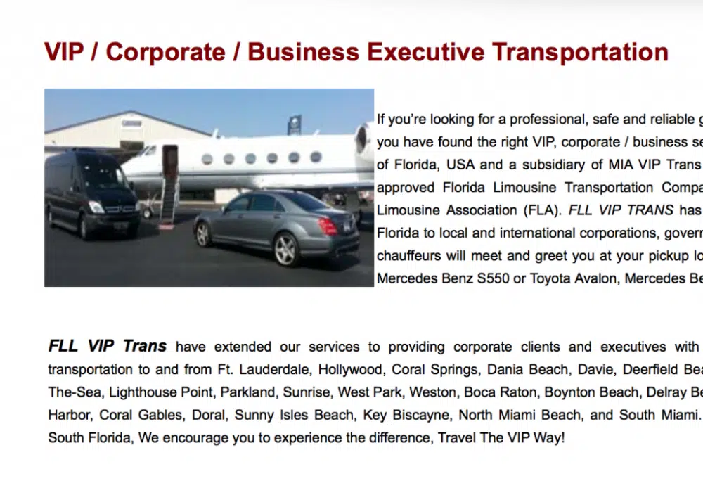 vip limo