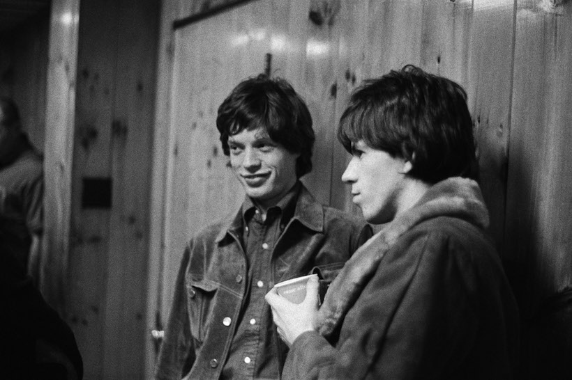 Mick Jagger & Keith Richards backstage USA 1965