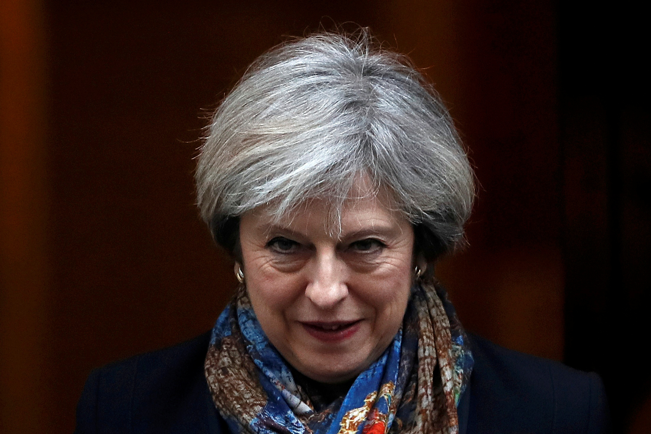 Britain's Prime Minister Theresa May leaves Number 10 Downing Street in London, Britain January 24, 2017. REUTERS/Stefan Wermuth TPX IMAGES OF THE DAY - RTSX4R2