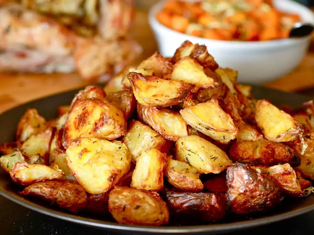 Roast potatoes