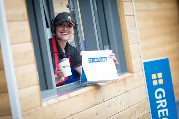 Greggs drive thru