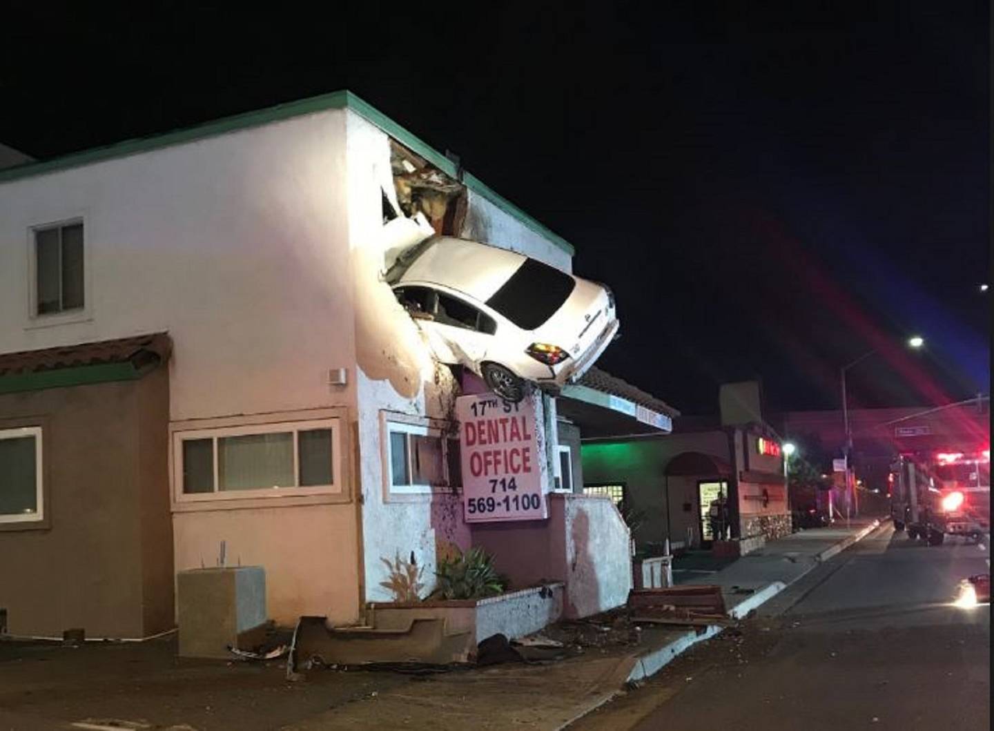 Here's Surveillance Footage Of The Car That Smashed Into The Second