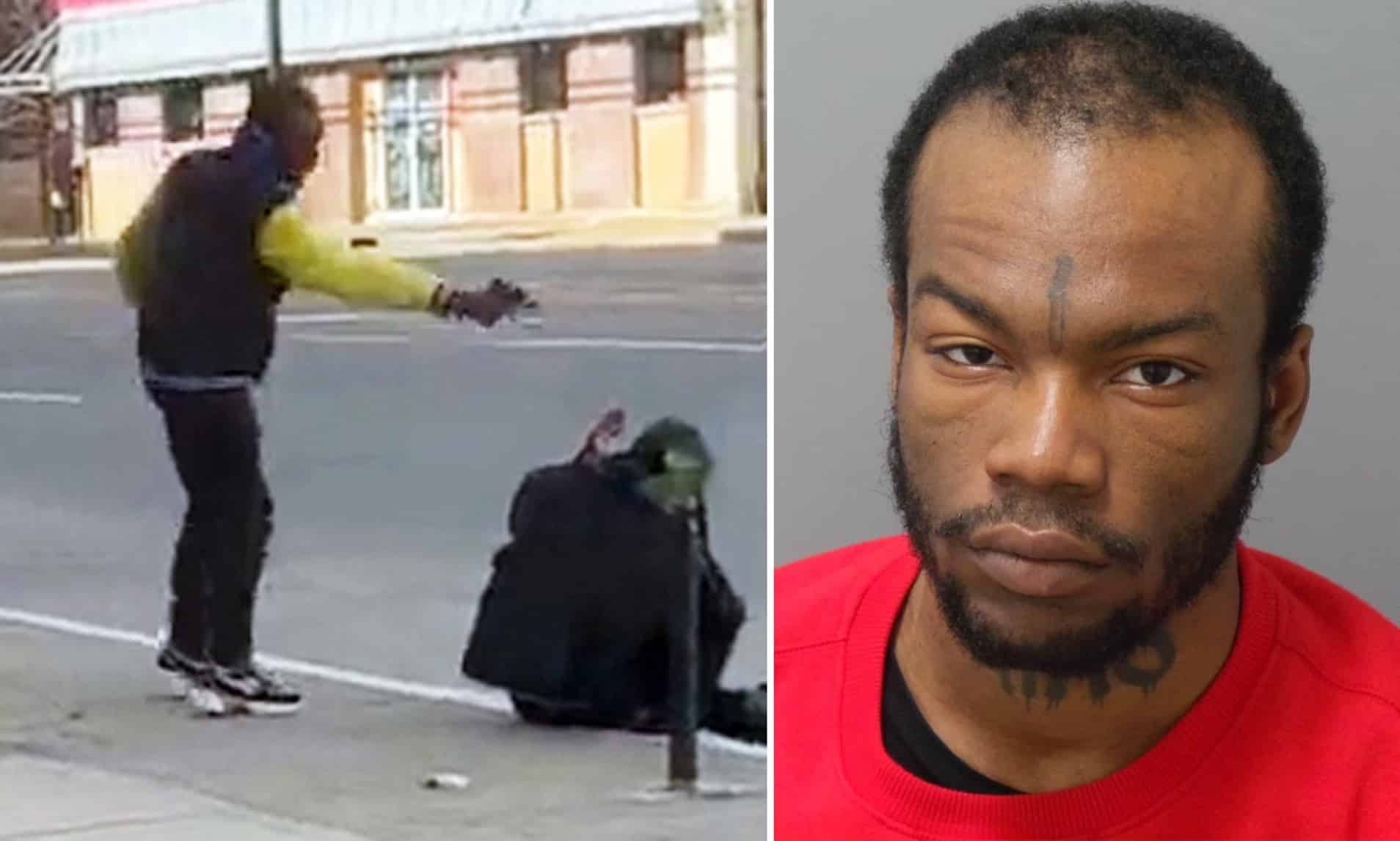 (VIDEO) St Louis Man Casually Loads Gun And Executes Homeless Man In Broad Daylight