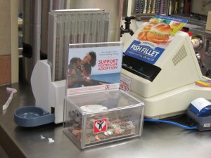 automatic change machine at wendy's