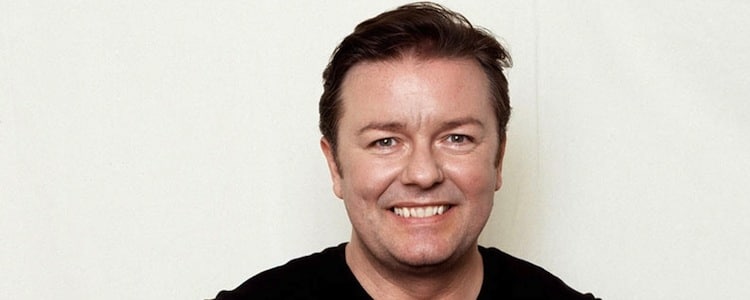 RICKY GERVAIS AT THE EMMYS