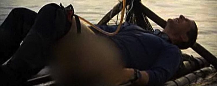 BEAR GRYLLS GIVES HIMSELF AN ENEMA