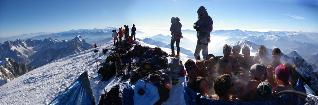 Extreme Jacuzzi Mount Blanc