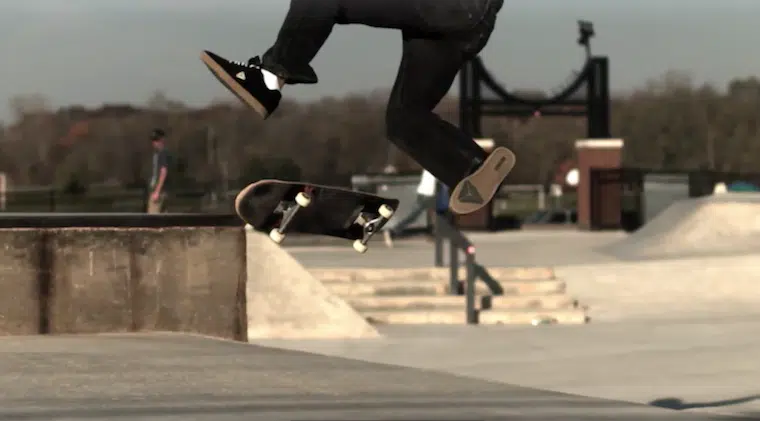 Slow Motion 720 Double Kick Flip