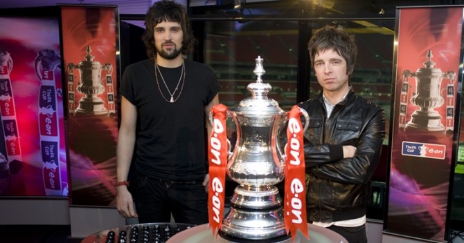 FA Cup Draw with Serge from Kasabian and Noel Gallagher